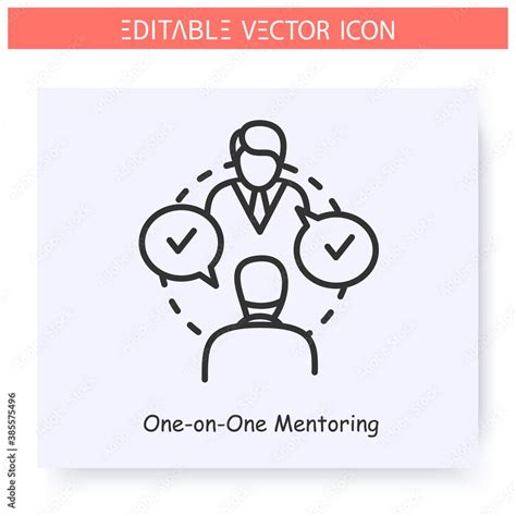 One On One Mentoring Line Iconmentor Shares Experience To Mentee