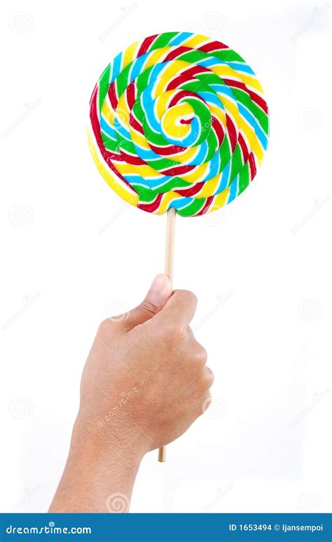 Hand Holding Candy Stock Images Image 1653494
