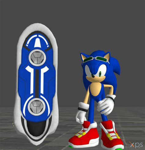 Sonic Free Riders Sonic And Blue Star By Spinoskingdom875 On Deviantart