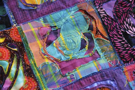 Mixed Media Felt And Textile Work Fabric Art Quilts Mixed Media