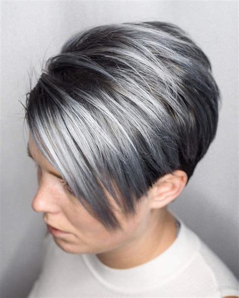 Pin By Kristen Fisher On Kapsels Hair Tint Short Grey