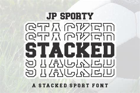 Download Jp Sporty Stacked Font For Free Font Studio