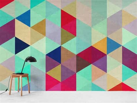 Paint can be virtually impossible to get out of upholstered fabrics, so it's a depending on how deep you want the new color to come out, you can roll on a second or even third coat of paint. Rose Gold Geometric Glitter 1 Wall mural | Idee, Wohnküche