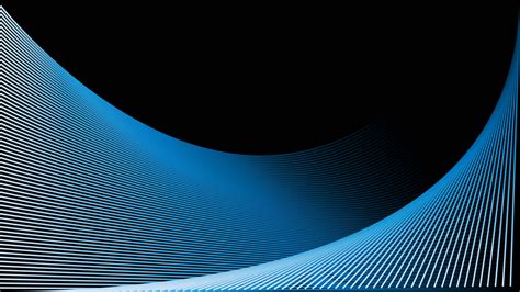 Abstract Blue And Black Wallpaper