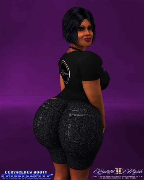 curvy booty 3d swag