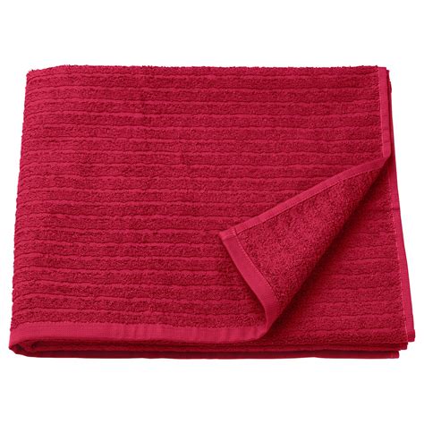 VÅgsjÖn Bath Towel Red Ikea