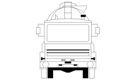 Drawing Of Loading Truck Elevation D View Dwg File Cadbull Hot Sex