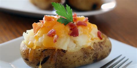 Baked potatoes can be served as a side dish, or you can load them up with toppings to make the main course. Overstuffed Twice Baked Potatoes - No Fail Recipes