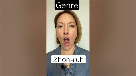 How To Pronounce Genre Shorts Quick English Pronunciation Mini