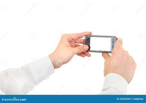 Person Take A Picture With A Cellphone Stock Photo Image Of Cellular