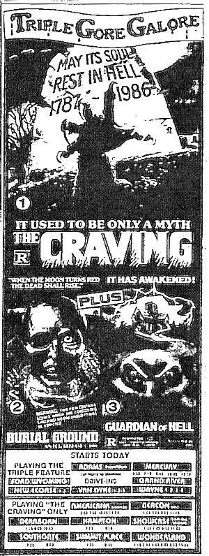 drive in ads horror movie posters horror movies american horror movie vintage newspaper