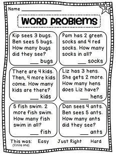 Adding 3 or more numbers together. Image result for activities for solving word problems for ...