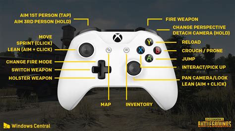 A Look At Playerunknowns Battlegrounds Pubg Xbox One Controls