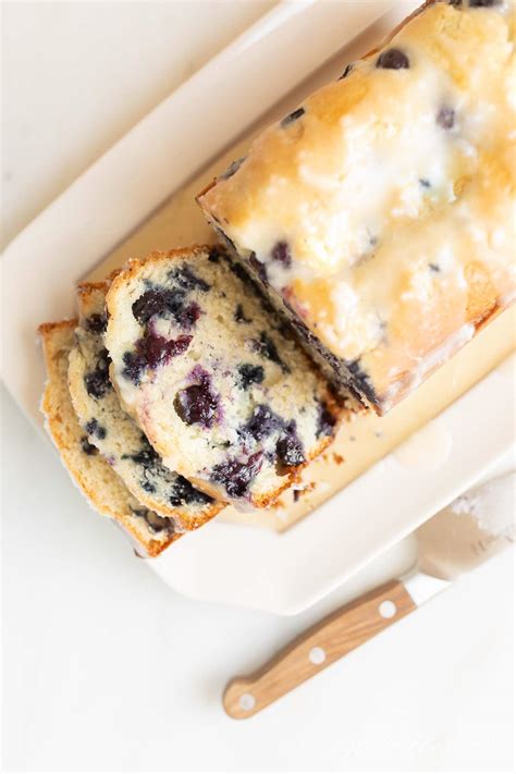 The Best Blueberry Bread With Glaze Julie Blanner