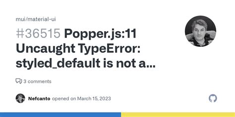 Popper Js Uncaught Typeerror Styled Default Is Not A Function Hot Sex