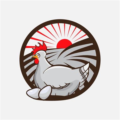 ᐈ Chicken Face Template Stock Vectors Royalty Free Emblem With Chicken