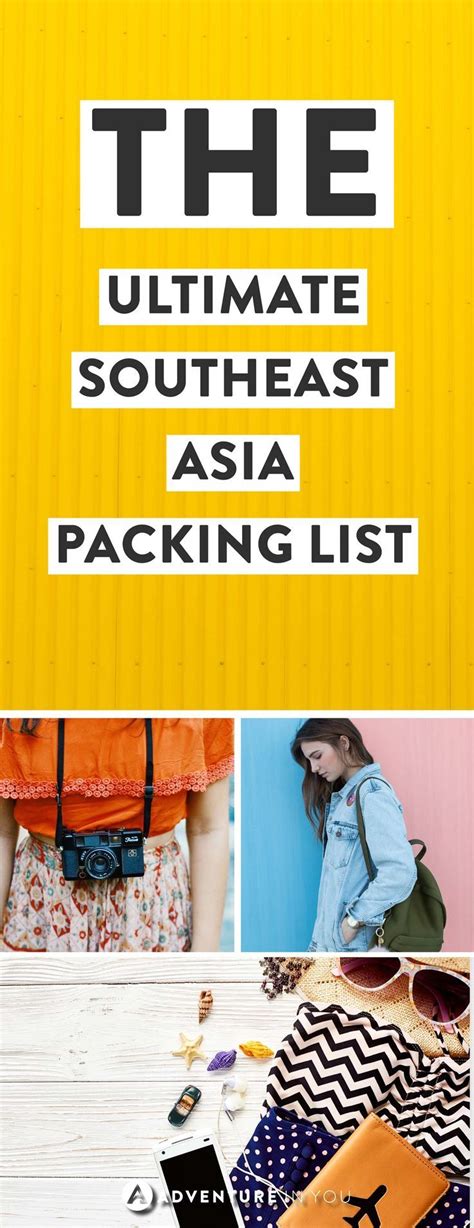 Southeast Asia Packing List Ultimate Guide On What To Bring Asia Packing List Southeast Asia