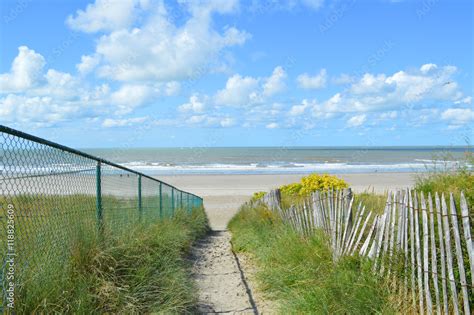 Foto Stock Am Strand Von Ostende Belgien Adobe Stock