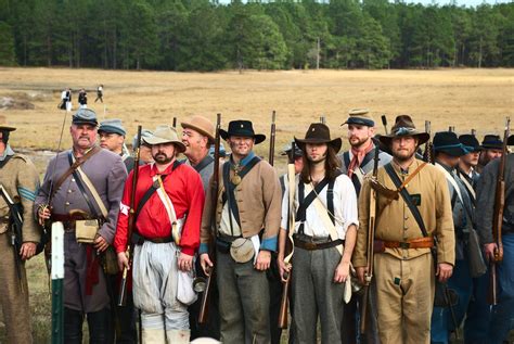 Confederate Men 2013 Brooksville Raid Civil War Reenactme Omar