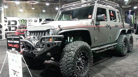 Hellcat Powered Jeep Wrangler 6x6 Is A Monster Of A Truck Jeep