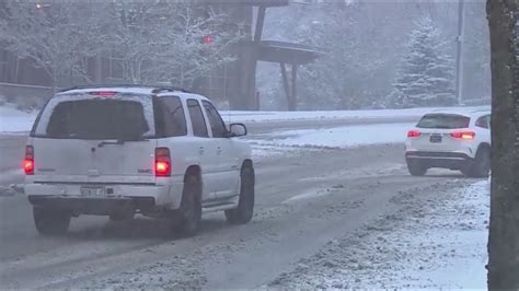 Portland Preps For Winter Road Conditions Youtube