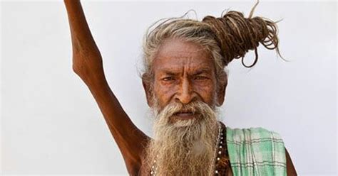 This Man Amar Bharti Keeps His Arm Raised For 38 Years 9gag