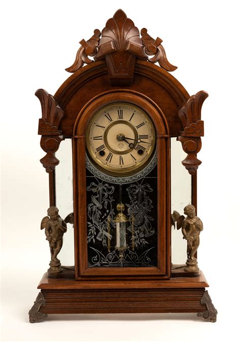 Lot An Ansonia Eight Day Mantel Clock American Circa 1900