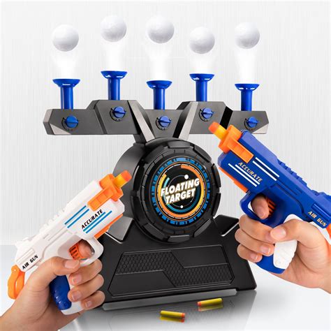 Buy Shooting Game Toy For Kids With Floating Foam Balls Target 2 Soft