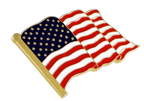 American Flag Lapel Pin Proudly Made In Usa 10 Pack Jewelry