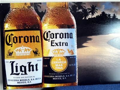 Corona Extra and Light Beer New Metal Sign.... 26 