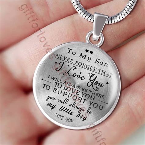 Maybe you would like to learn more about one of these? To my son necklace, best gift for son from mom. amazing ...