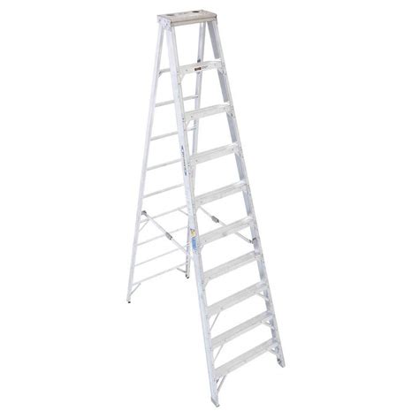 Have A Question About Werner 10 Ft Aluminum Step Ladder With 375 Lb