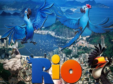 Rio The Movie Wallpaper Official Blu From The Computer Animated