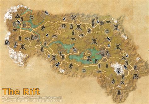 The Rift Map The Elder Scrolls Online Eso Gambaran