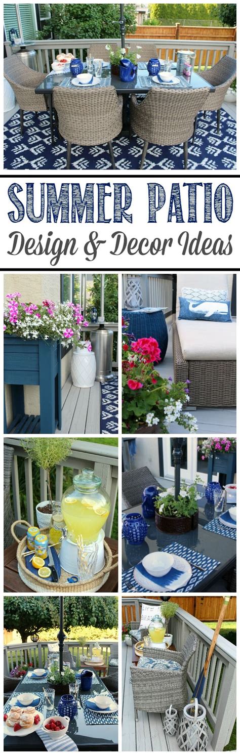 Summer Patio Ideas Clean And Scentsible Summer Patio Backyard