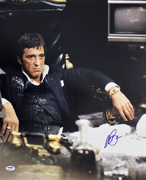 Al Pacino Scarface Signed 16x20 Photo Auto Graded Gem 10 Itp 6a31234