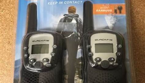 blackfin walkie talkie manual