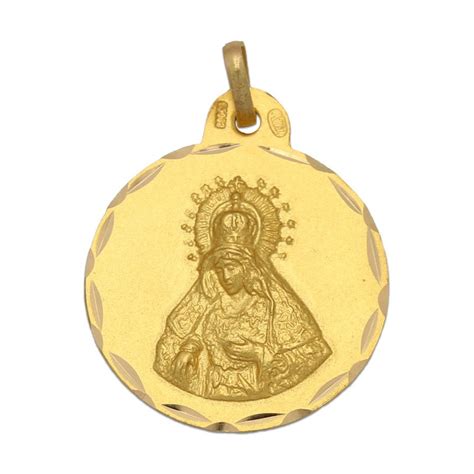 Medalla Virgen De La Macarena Oro 1 Ley 18 Kilates