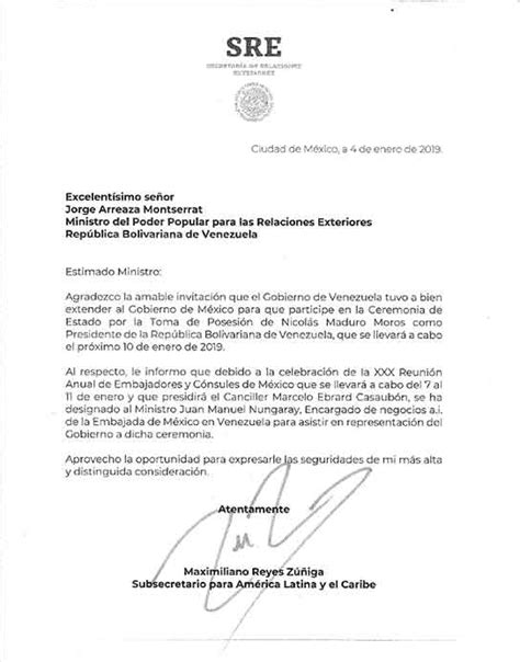 Modelo De Carta De Invitacion Para Entrar A Mexico Compartir Carta