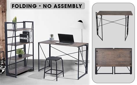 Coavas Folding Desk No Assembly Required 40 Writing