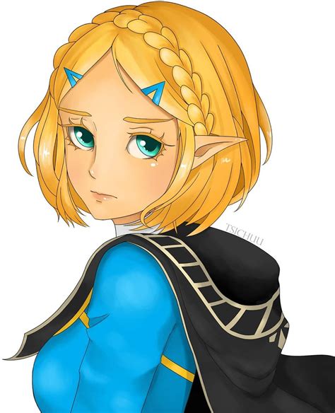 Legend Of Zelda Breath Of The Wild Sequel Art Princess Zelda Botw 2 Tsichuu Zelda Fanart