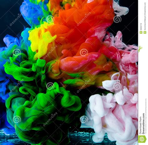 Inks In Water Stock Image 85899883