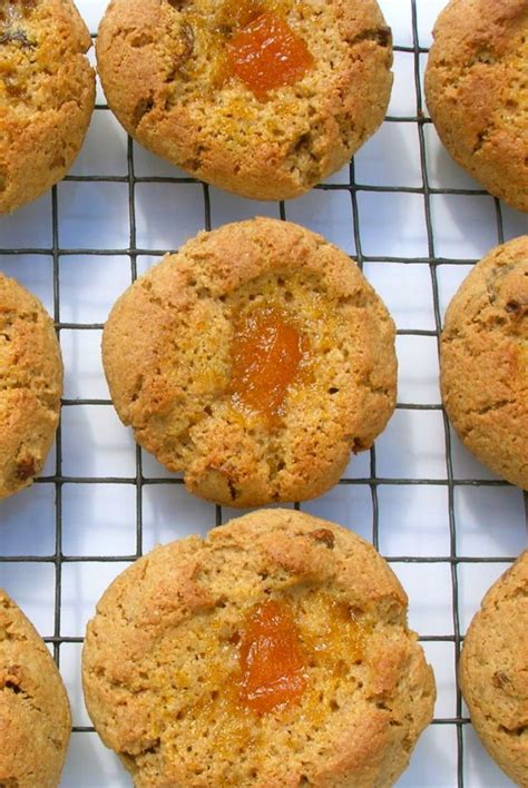 Apricot Vanilla Buns Made With Spelt And Freekah Flours As Well As