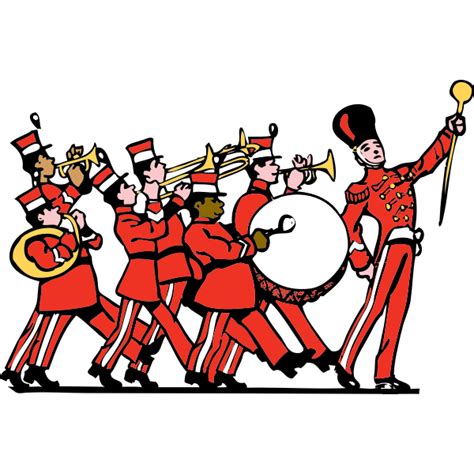 Marching Band Vector Clip Art Free Svg