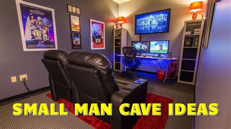 Small Man Cave Ideas That Maximize The Manliness Youtube