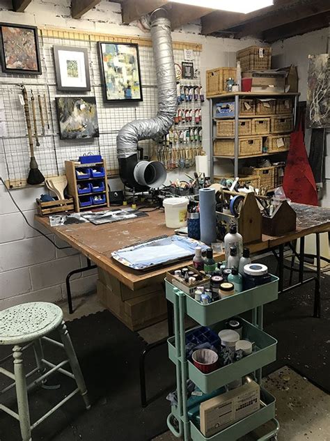 Tips To Organize Your Art Studio Art Studio Room Art Studio At Home