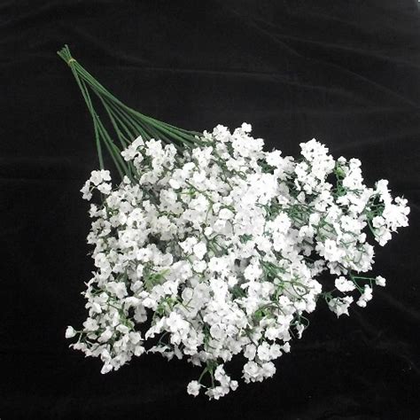 Exceptionally durable, they are suitable for fun decorations in areas where fake is fine. Artificial Flowers - Flower Stems by name - Gypsophila ...