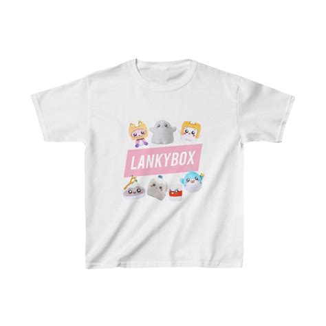 Lankybox Kids Cotton Tee Lanky Box Shirt Lankybox Etsy