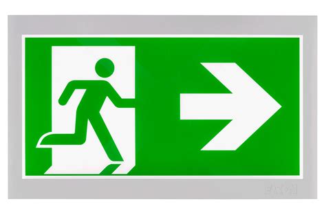 Exit Sign With Adaptive Guideled Dx Dxc Cg S Eaton