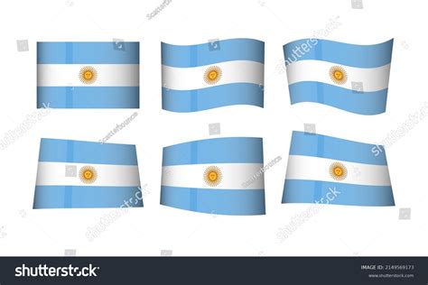 argentina flag vector set flags argentine stock vector royalty free 2149569173 shutterstock